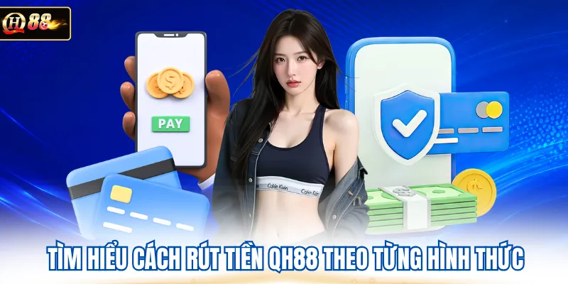 Tìm hiểu cách rút tiền QH88 theo từng hình thức